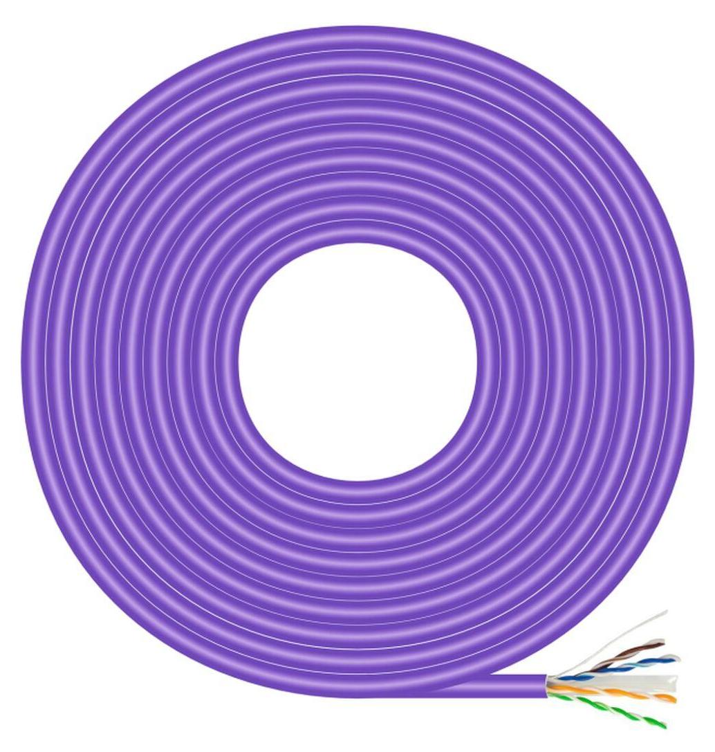 Kategorie 6 Hard UTP RJ45 Kabel Aisens A135-0747 Violett 100 m