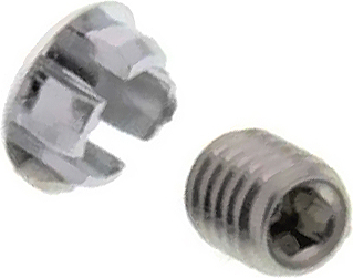 BLANCO 128685 Schraube für Armaturenhebel mit Farbkappe chrom / Dornschraube / Ersatzteil