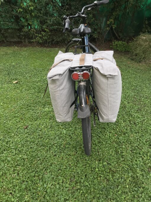 Classic Cycle GIOBAG Gepäckträgertasche doppelt, grau