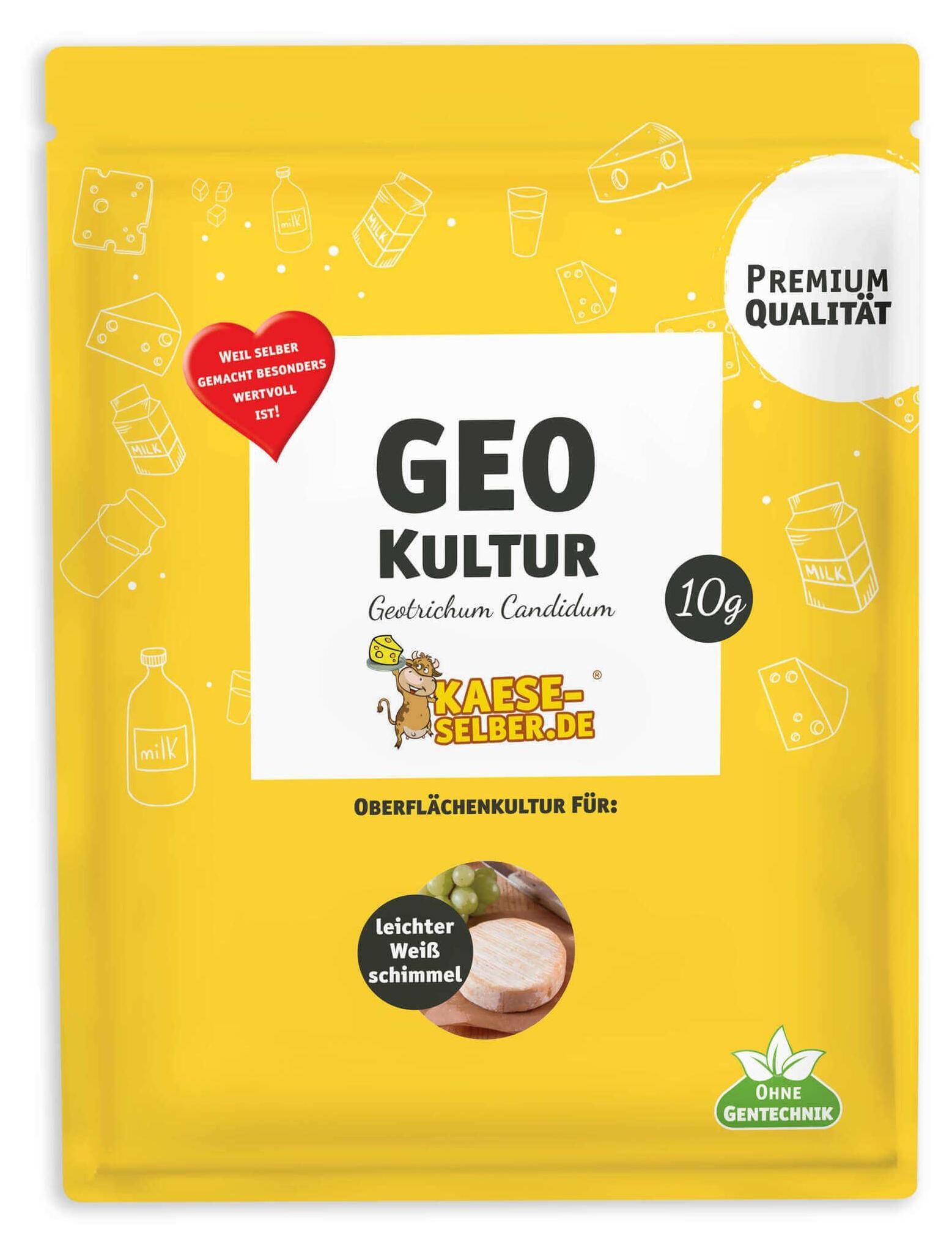 KAESE SELBER GEO Geotrichum Candidum - leichter Weißschimmel