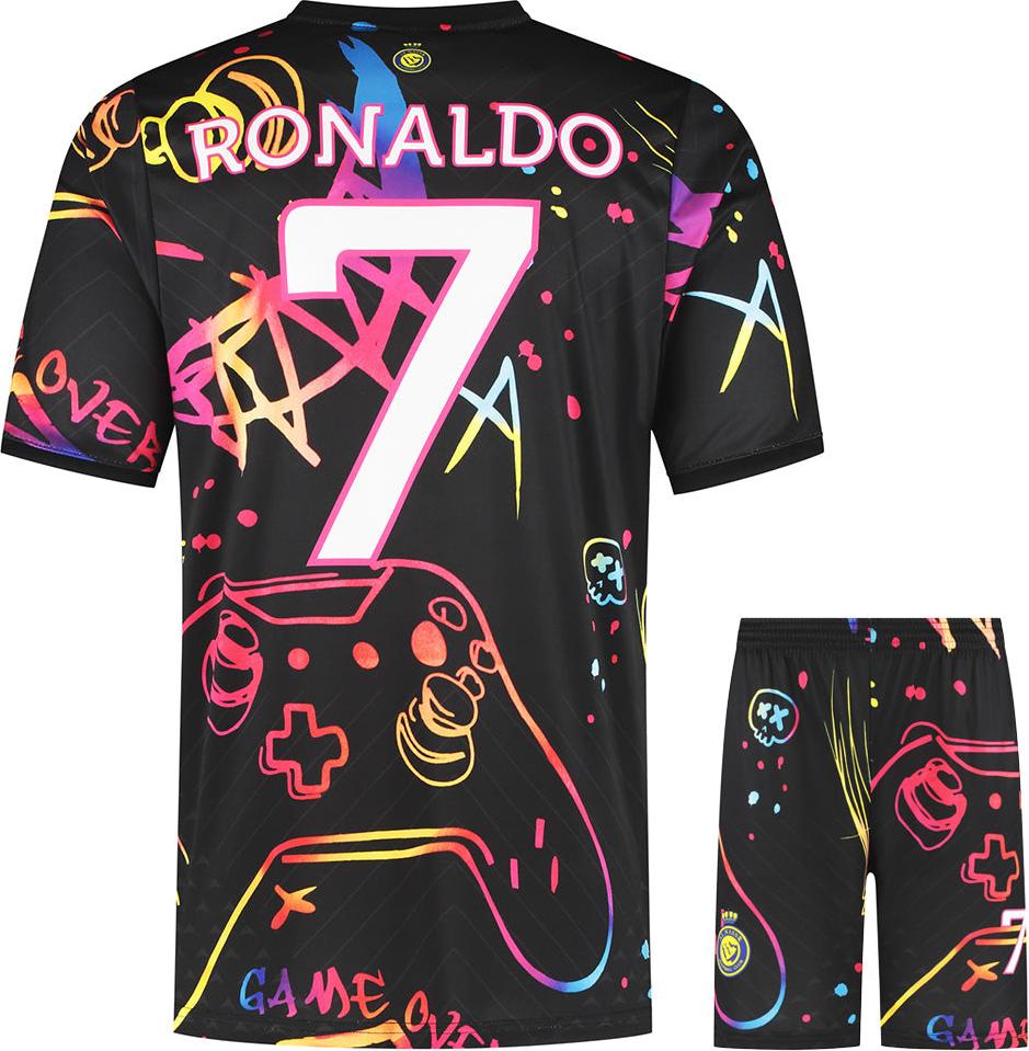 Kingdo Al-Nassr Fußball Trikot Set Ronaldo - Gaming Trikot Set - 140 nassr-game-set-ronaldo-140