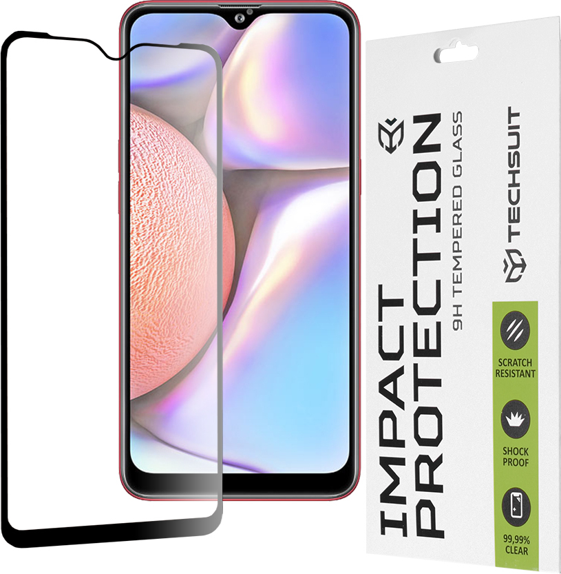 Techsuit Full Cover Ochrana displeja pred nárazmi pre Samsung Galaxy A10/A10s/M10 - čierna