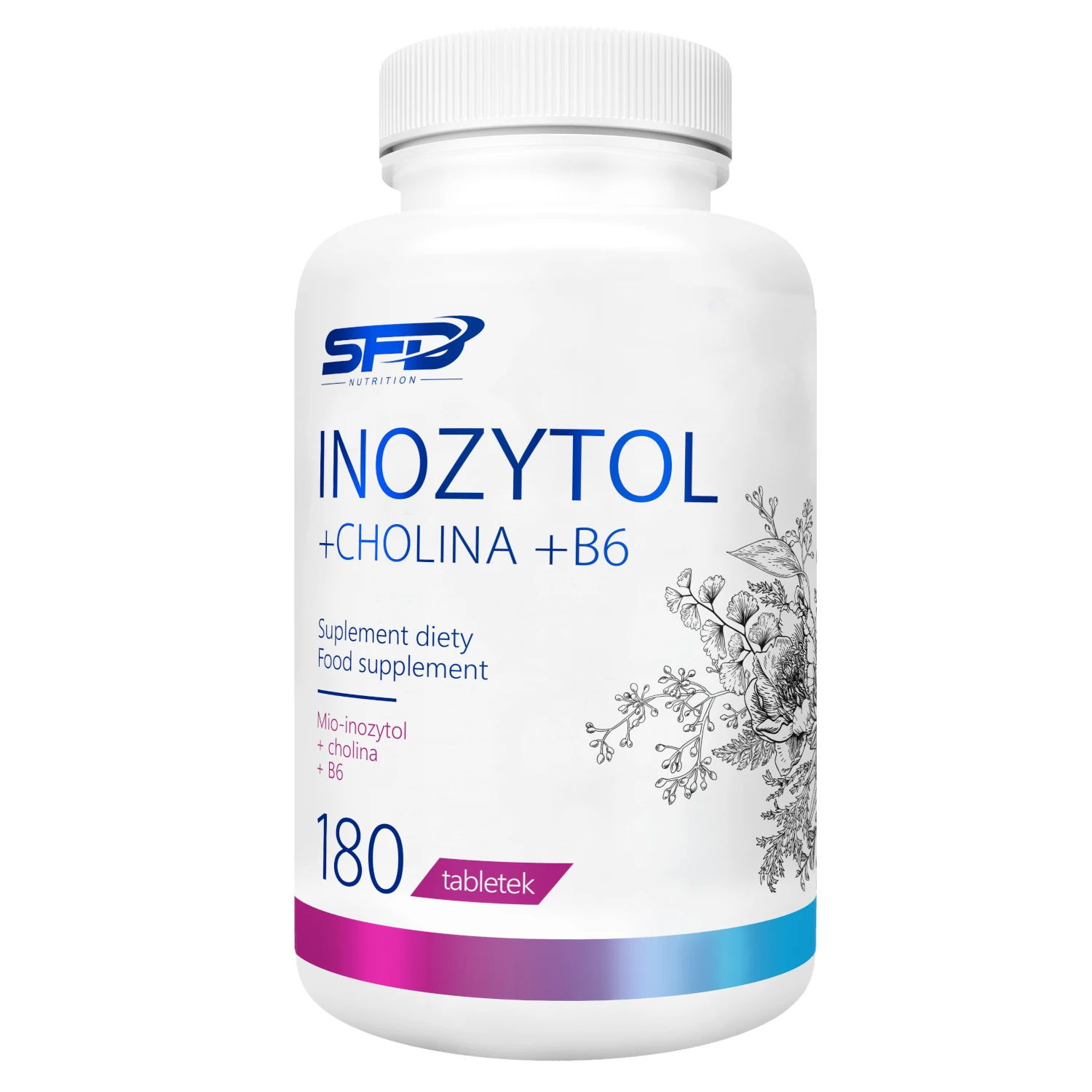 SFD S. A. SFD Inozytol + Cholina + B6, 180 tabletek