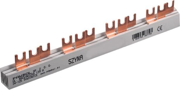 Pawbol Phasenschiene 3x10mm² 12-Module Sammelschiene Kammschiene Hutschiene