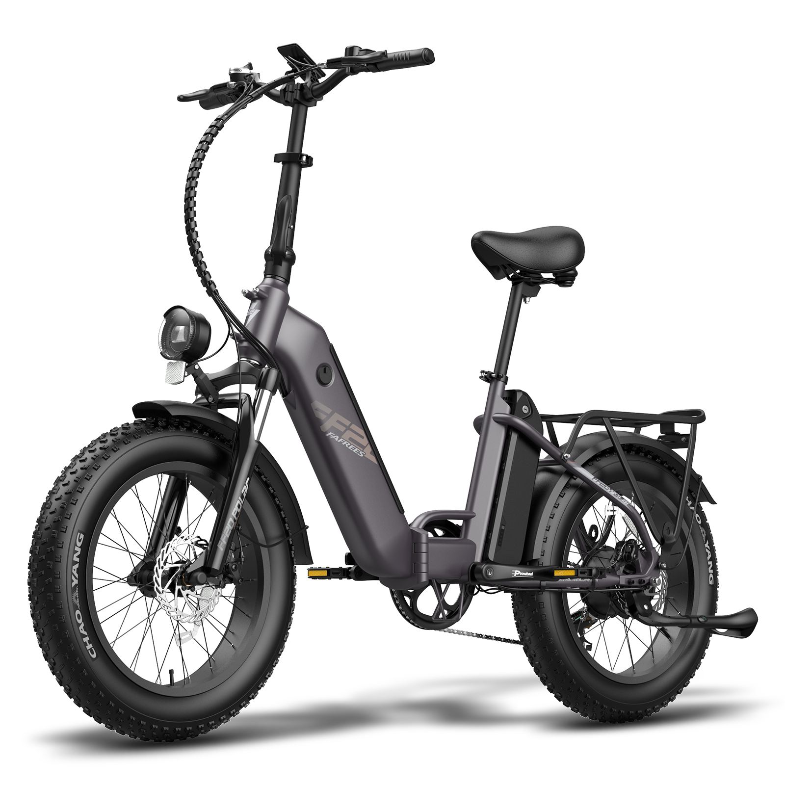 Fafrees FF20 Polar, E-Bike Elektrický bicykel 20 palcov x 4,0 Fat Tyre Elektrický bicykel skladací Fat Bike Dvojitá batéria 10,4 Ah x 2, Max. Dojazd až 95-160 km, Shimano 7S Mountain Ebike Men Women