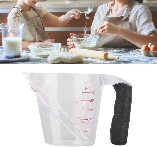 OEM 250ML V-Formige Düsenmund Hitzebeständige Kunststoff Maßbecher - Milchmaßbecher Mit Griff Für Heimische Küche Kochen Kaffeetrinken 2026