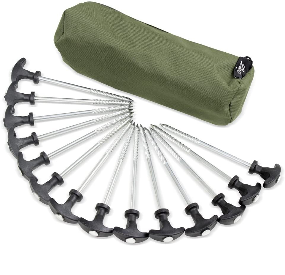 Lucx Heringe-Set 14-tlg. für Bivvy, Zelte etc.
