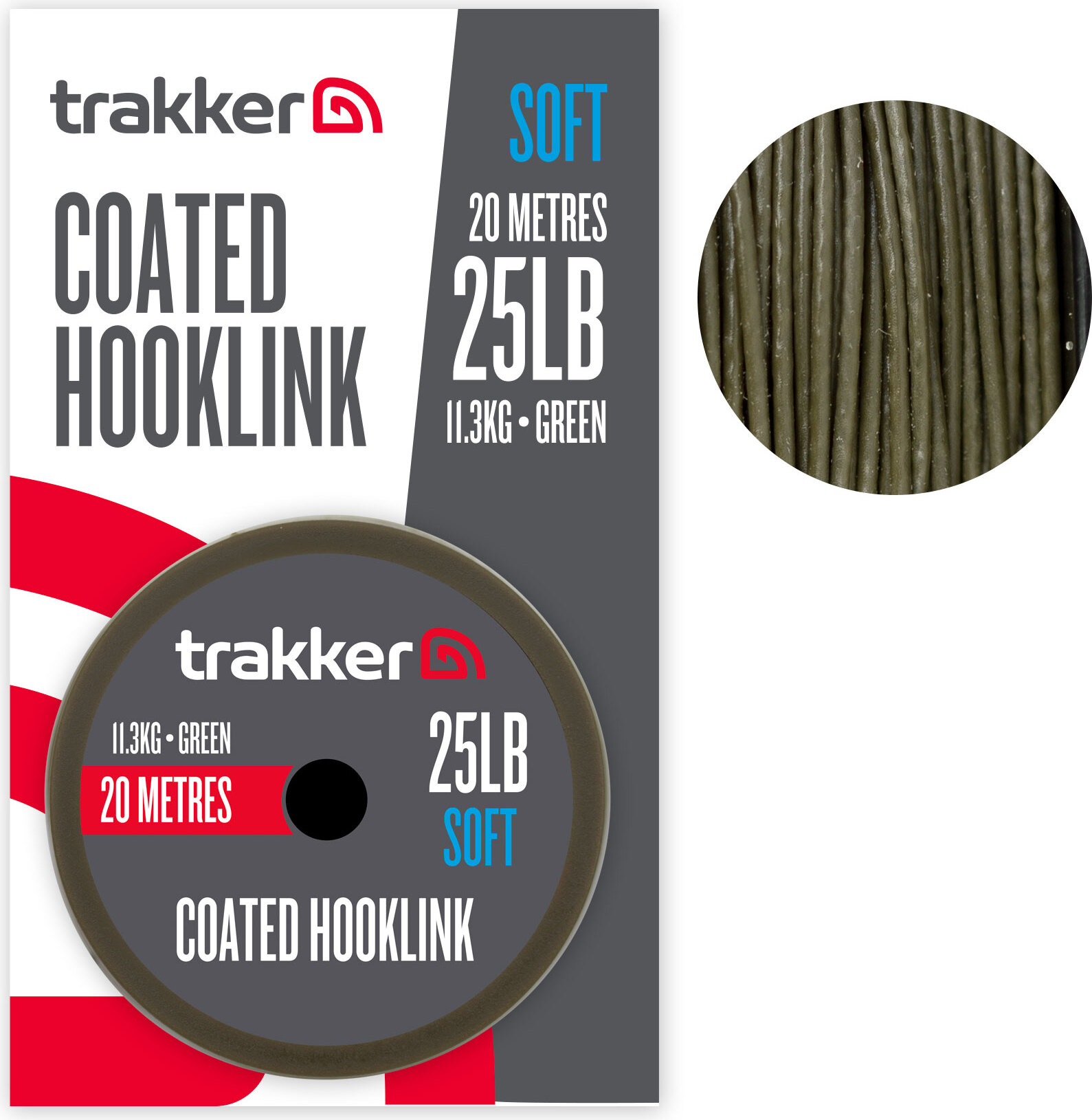 Trakker Soft Coated Hooklink 20m
