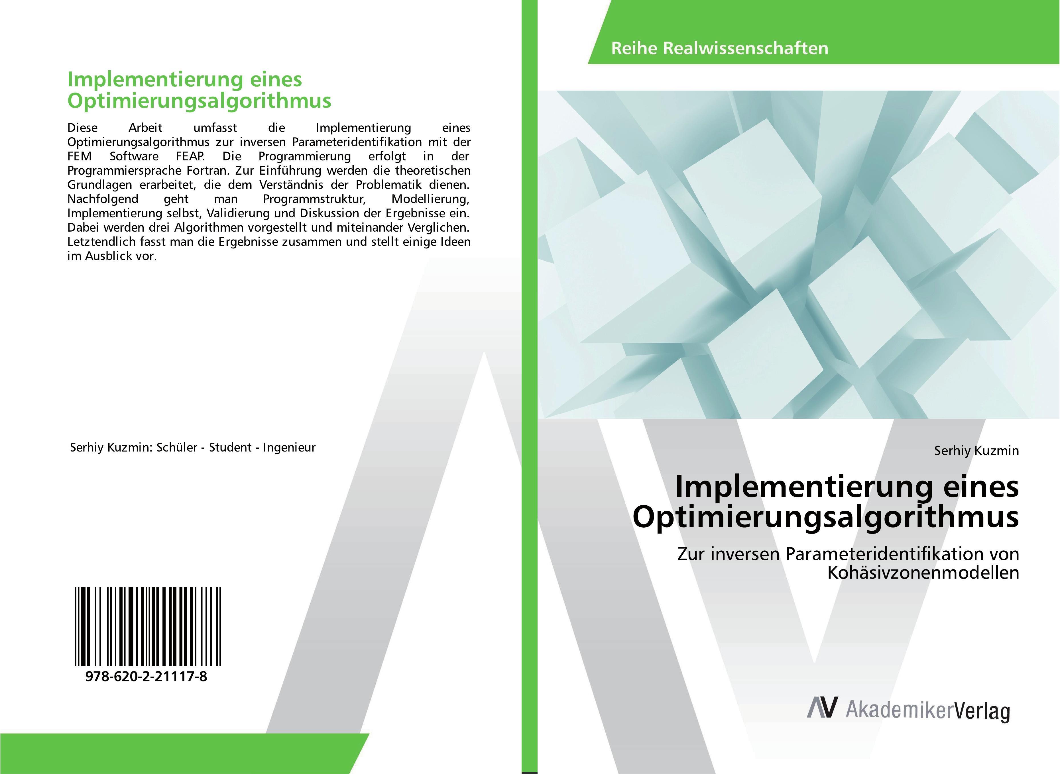 Sonstige Verlage Implementierung eines Optimierungsalgorithmus