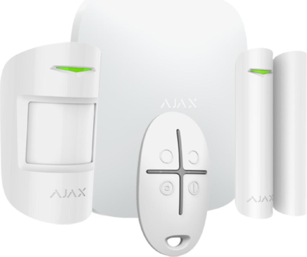 Ajax Alarmzentrale Kit Grau 2 868MHz Jeweller - AJ-HUBKIT-W