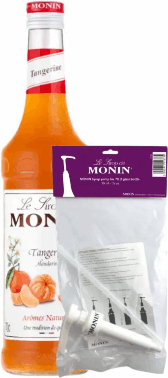 Monin Sirup Orange (70 cl) + Siruppumpe (10 ml)