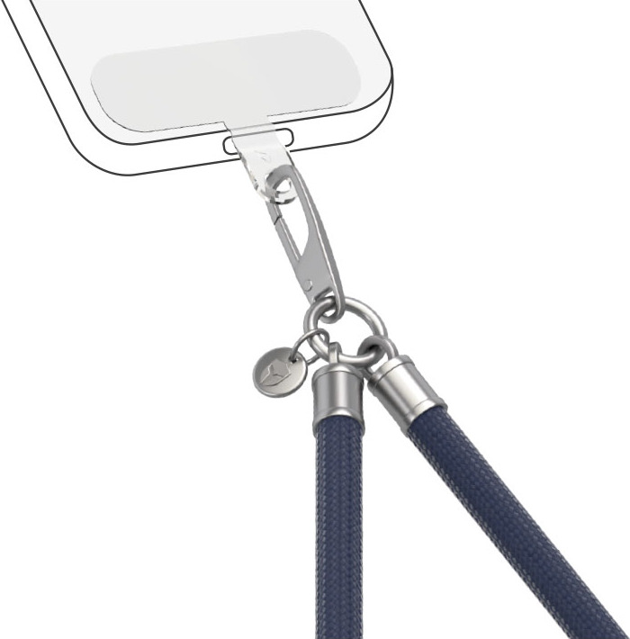 Puzdro Force, Handykette Universal Hand strap Cord, Marineblau