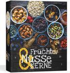 BOXILAND® Bio Adventný kalendár 2025 – Ovocie, Orechy & Semienka, 24 zdravých snackov, vegánske & bio, sušené ovocie (Vyrobené v DE)
