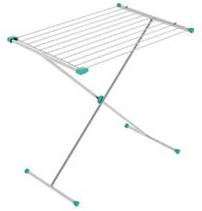 Colombo New Scal Gazzella 10, Wäscheständerflügel, Stahl, Grau, Türkis, 10 m, 1,8 kg, 56 cm ST192