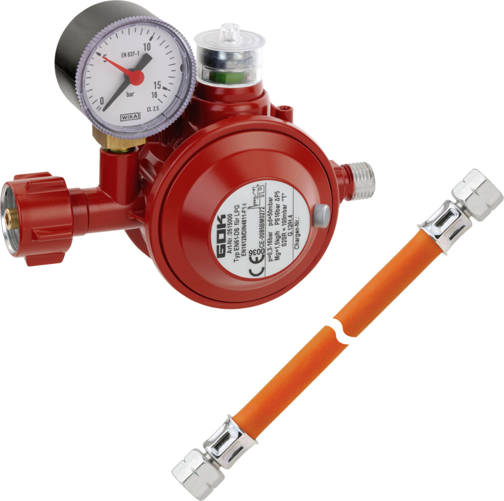 GOK Haushaltsregler 50 mbar Set 4636