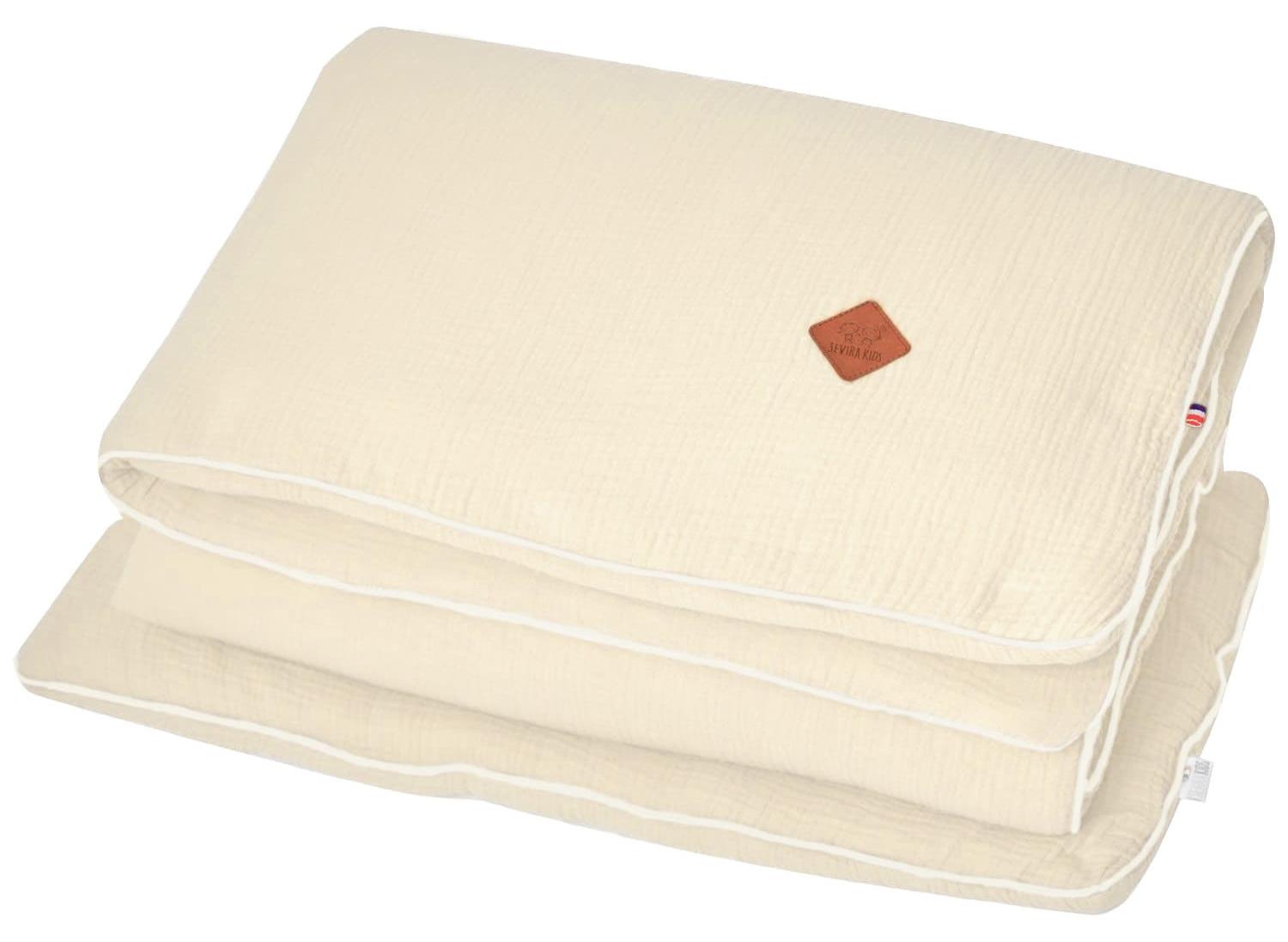 Bettset Jeanne 2 teilig - 140 x 100 cm - Ecru | by SEVIRA KIDS COUETTE-JEANNE-ECRU