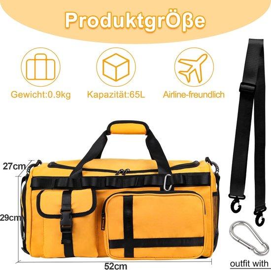 OEM Große Sporttasche 65L Gelb mit Schuhfach 2026