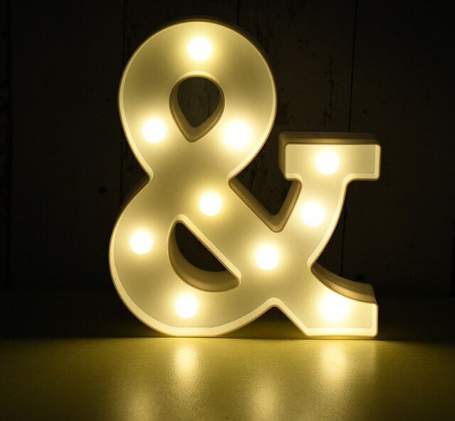Kopper-24 LED Leuchtbuchstabe 3D, 22 cm Buchstabe & 2640