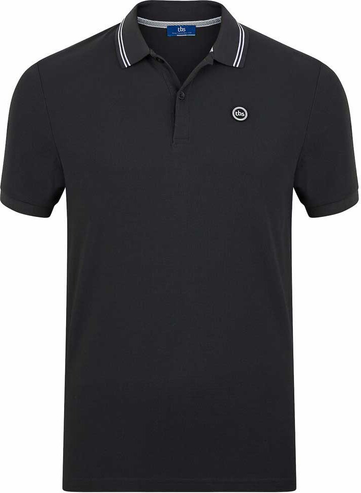 Tbs Maddipol Kurzarm-poloshirt Schwarz M Mann Schwarz M MADDIPOL-14014-M