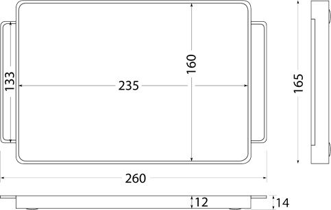 Auffangschale für den ICARO 7 Allesschneider von Ritter / Schneidgut-Auffangschale /