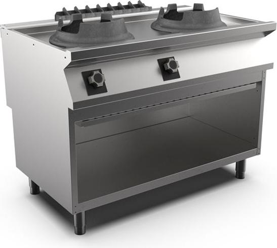 Mareno M1-900 Wok-Brenner mit 2 Brennern, 2x 14kW, 100cm