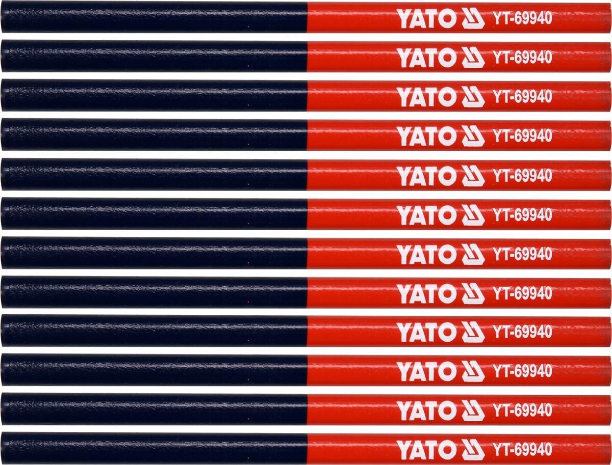 YATO TUSCHBLEISTIFT ROT BLAU /12 Stk. YT-69940