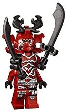 Lego Ninjago Generál Kozu - minifigúrka len zo sady 70504 Garmatron