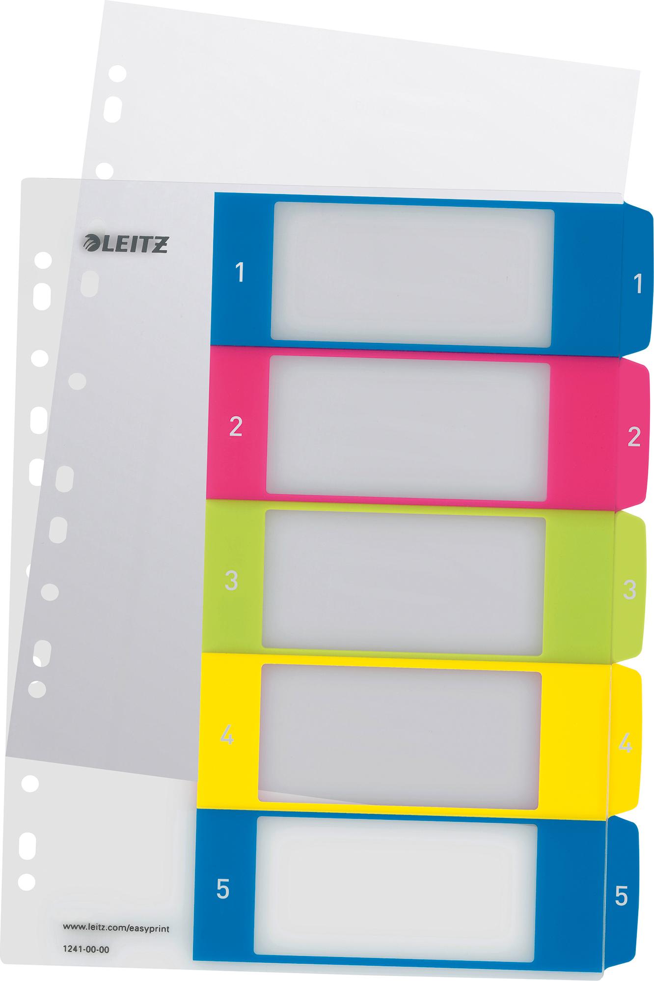 Leitz Registro Plastica A4 - 5 Fogli, Grigio, Foratura Universale 11 Fori - Foto 4