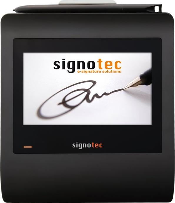 Signotec ST-GERT-3-U100, 12,7 cm (5"), LCD, 800 x 480 Pixel, 108 x 65 mm, Electro-Magnetic Resonance (EMR), Schwarz