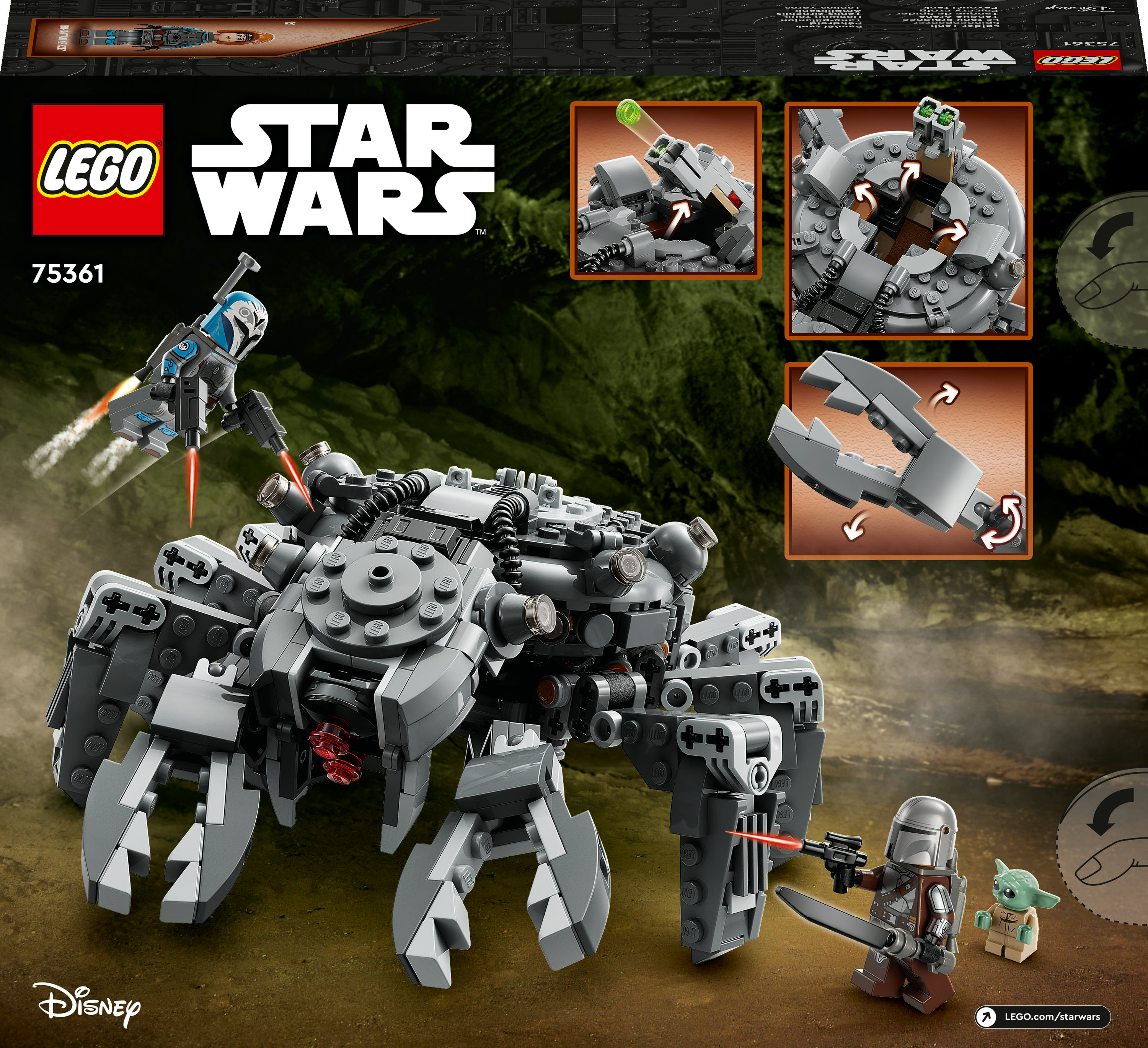 LEGO® Star Wars 75361 Pavúčí tank