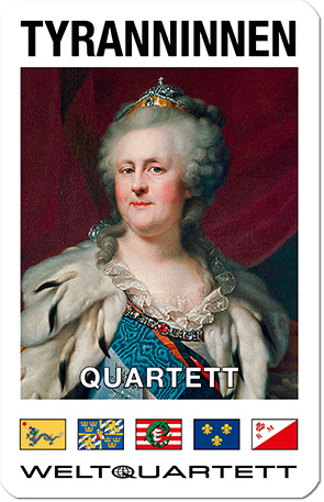 Weltquartett Tyranninnen-Quartett – Skrupellose Herrscherinnen als Kartenspiel 5.WQT18010