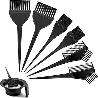 6 Stück Haarfärbepinsel Set Applikator Werkzeuge Haarfärbe Bürste Haare Färben Zubehörfärben Farbpinsel Haarfärbekamm für Barbershop Haarfärbemittel Salon Home Coloring