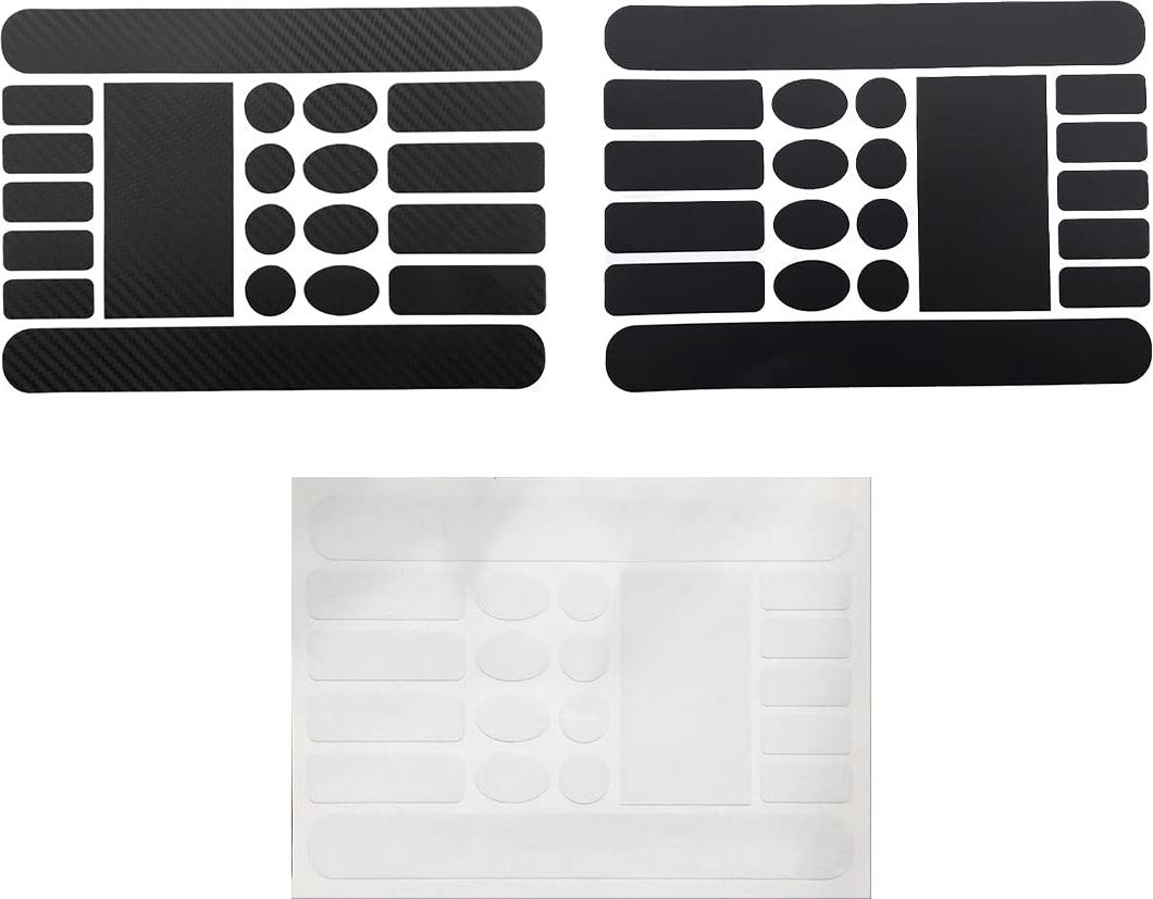 Markenlos Tomedeks 3 Stück Fahrrad-Schutzfolie, Lackschutzfolie, Fahrrad, Kettenstreben, Aufkleber, Schutzfolie, Rahmenschutz, Folie, Lackschutz, Kette