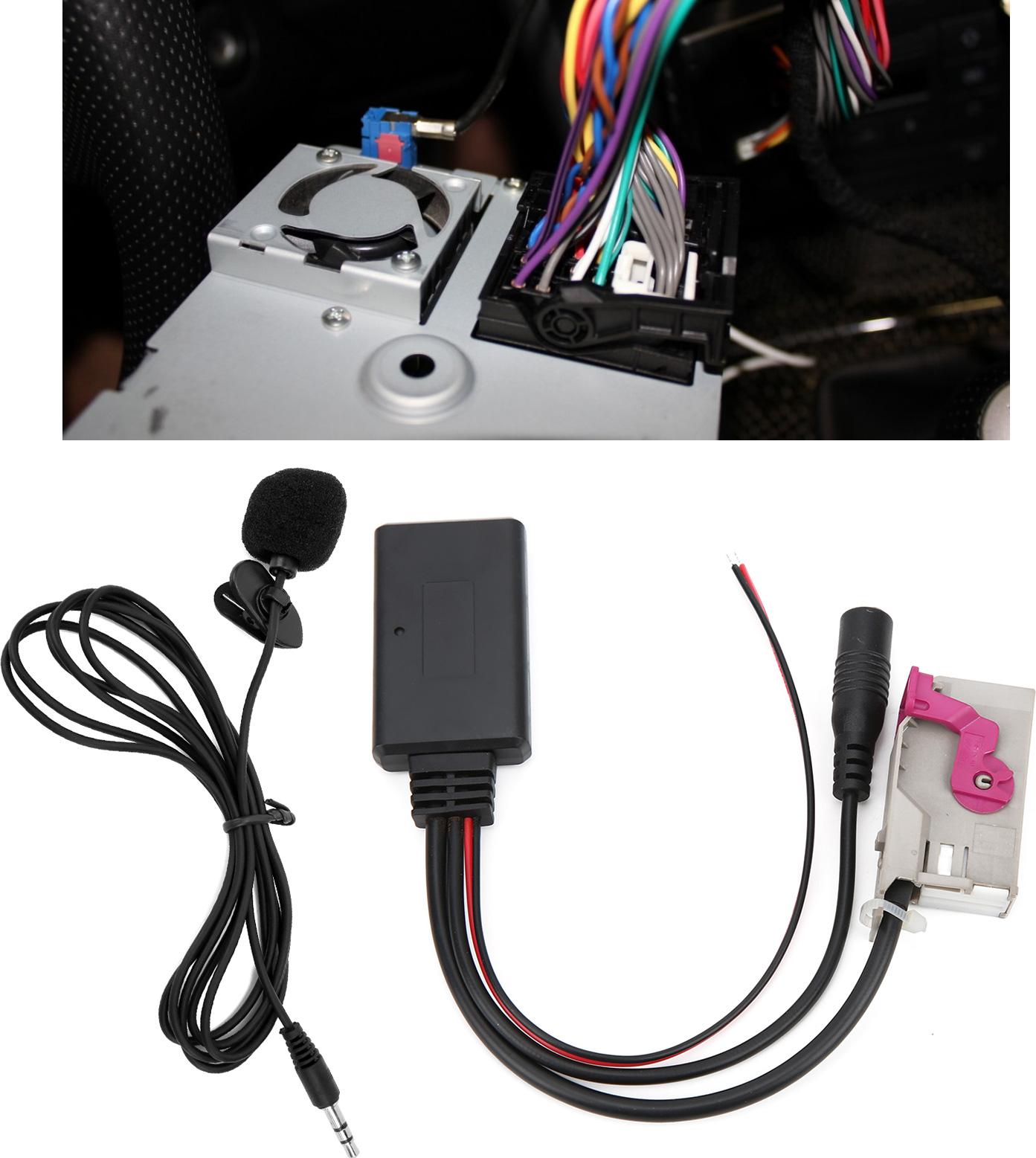 Gistuch Auto Bluetooth Modul AUXIN Kabel Drahtloser Mikrofon Adapter Ersatz für A3 A4 A6 A8 TT R8 RNSE 32Pin DC12V