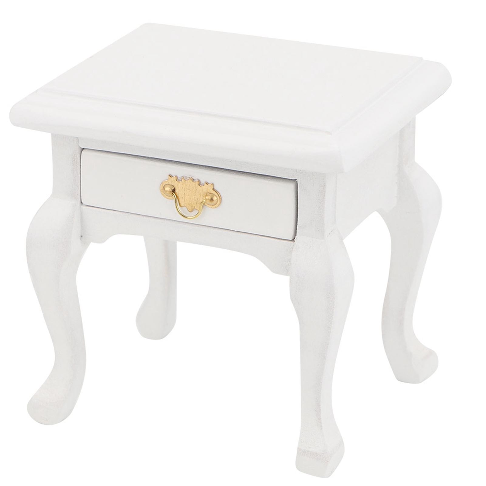 Cocosity Puppenhaus Holzmöbel,Puppenhaus Nachttisch,Puppenhaus Nachttisch,Puppenhaus Nachttisch,Puppenhaus Nachttisch weiß,Puppenhaus Endtisch