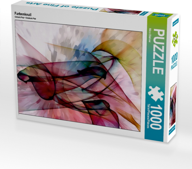 CALVENDO Puzzle Farbenknall | 1000 Teile Lege-Größe 64x48cm Foto-Puzzle für glückliche Stunden