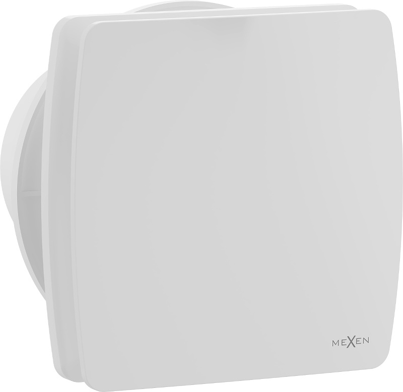 Mexen AXS 100 kúpeľňový ventilátor so senzorom vlhkosti, Biela - W9601-100H-00