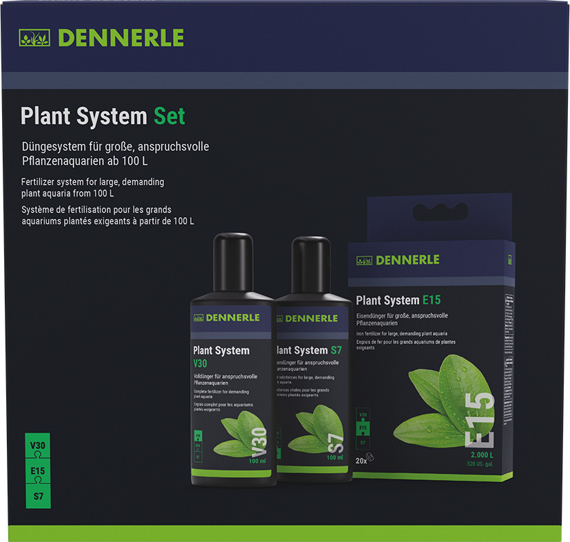 Dennerle Plant System Set - Düngesystem für große, anspruchsvolle Aquarien 4828