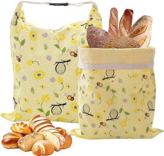 OEM Zwei-Beute-Boxen aus unbehauenen Holz - 43x33 cm - mit Tragekord - Sonnenblumenmuster - für selbstgebackenes Brot - umweltfreundlich 2026