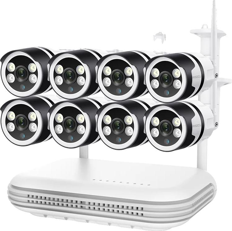 IP kamerový systém, HD rozlíšenie, podpora viacerých kamier, 8CH 8 CAM 3MP