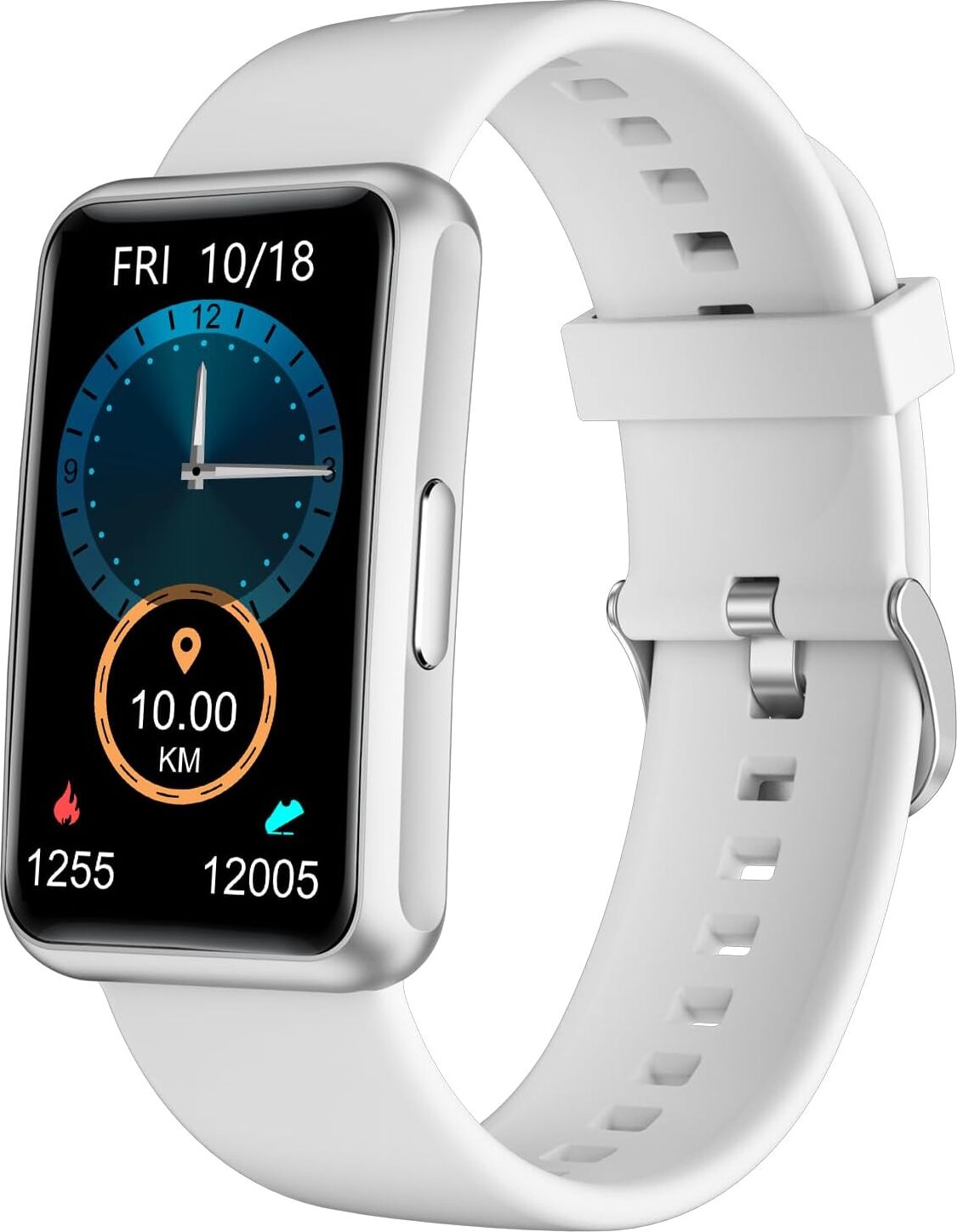 Smartwatch (1,47 palca, bez aplikácie, bez Bluetooth, bez telefónu), dotykový displej Jednoduchý fitness tracker Stopky Vodotesné fitness hodinky Android IOS