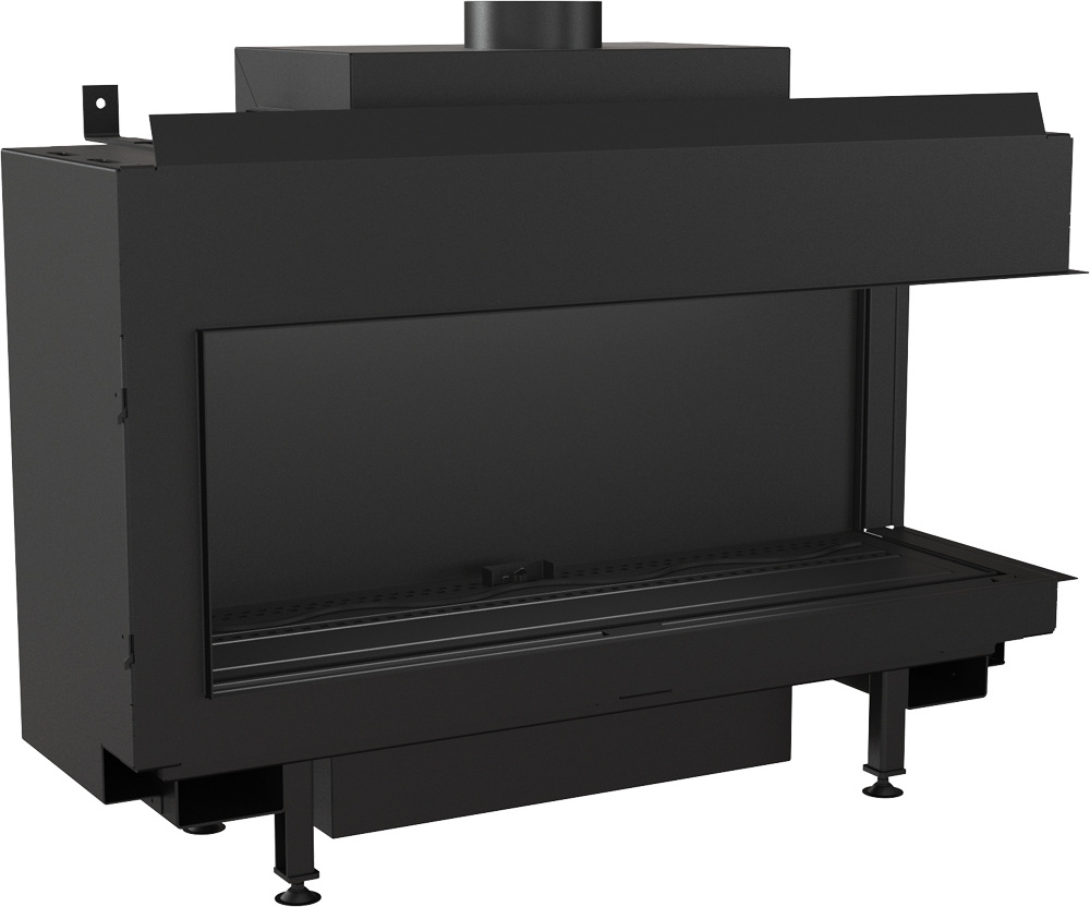 LEO 100 pravostranný plynový krb na propán-bután ∅ 100/150 9,5 kW