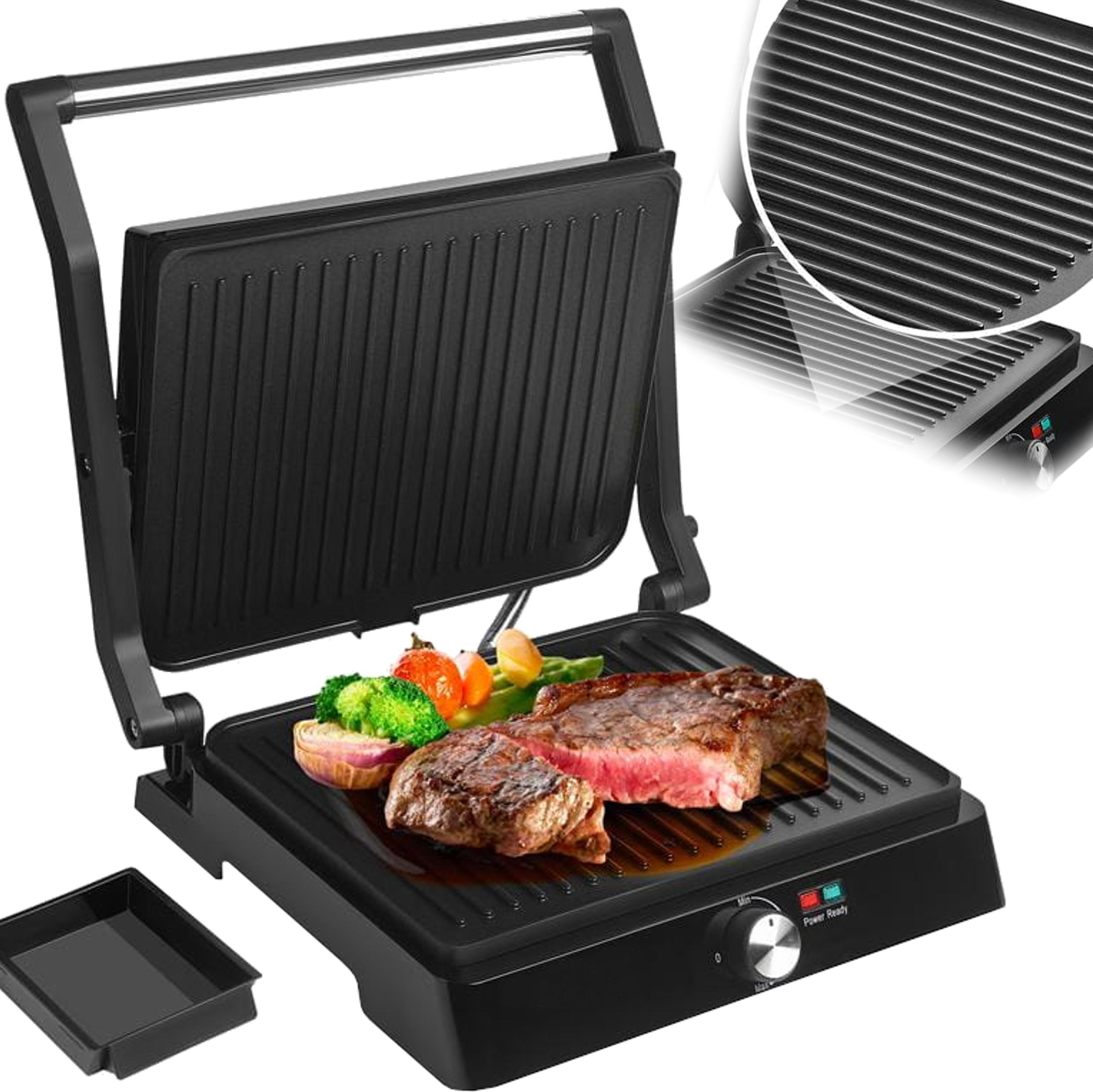 KRAFT&DELE | Elektrický gril, 2400W, prenosný BBQ gril, stolný gril