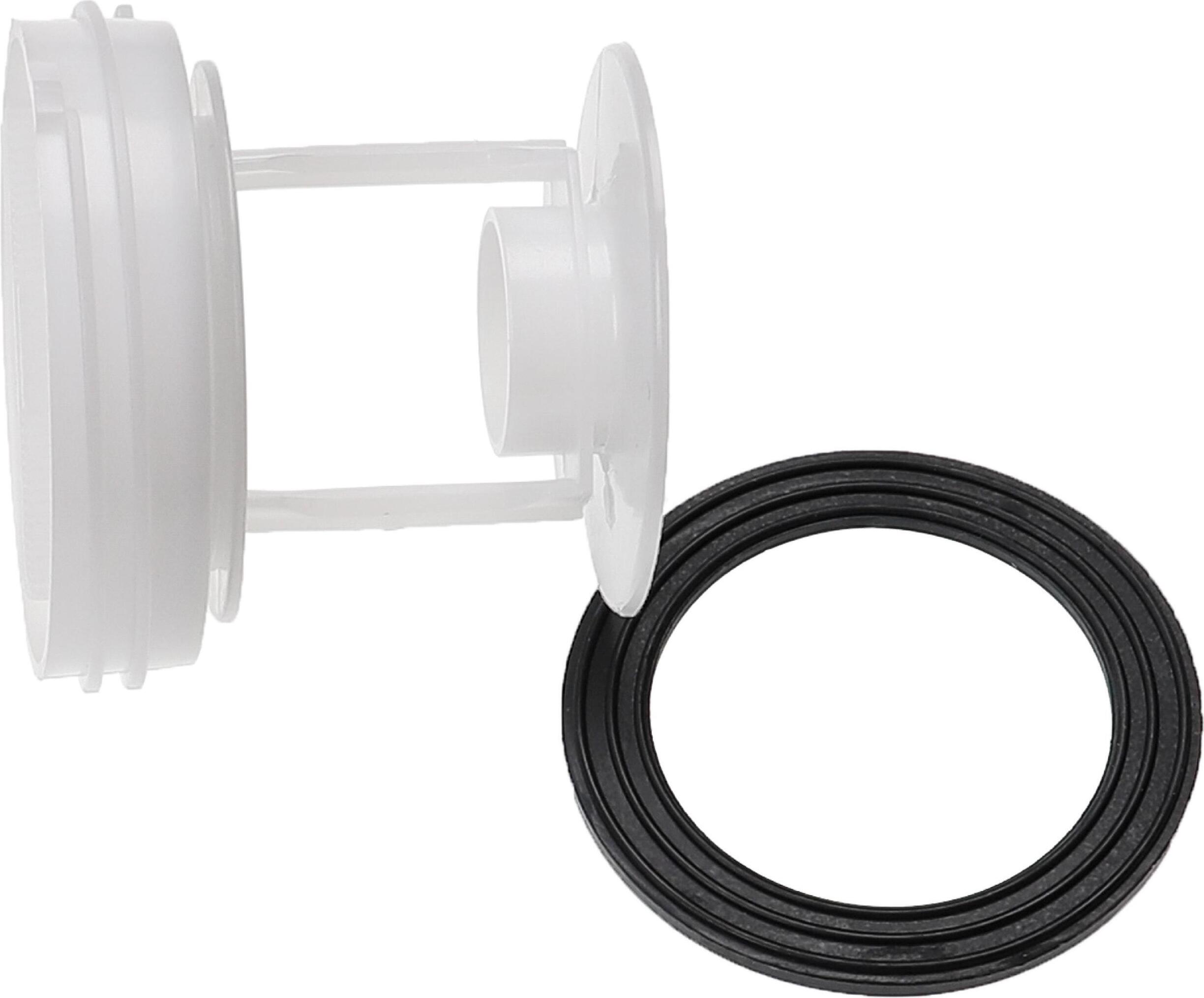 vhbw Flusensieb kompatibel mit Bosch Siemens Balay Neff MAXXWFO247PEE, MAXXWFO247S, MAXXWFO246X Waschmaschine, Trockner - 6,2 cm, Mit Dichtungsring 174430165