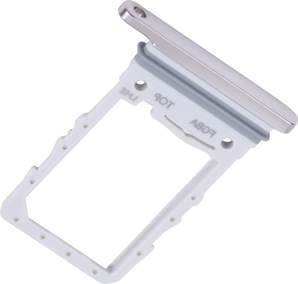 Simkartenhalter passend für Samsung Galaxy Z Flip4 (SM-F721B), Nano-SIM-Karten Slot, Serviceware, Weiss GH98-47715F