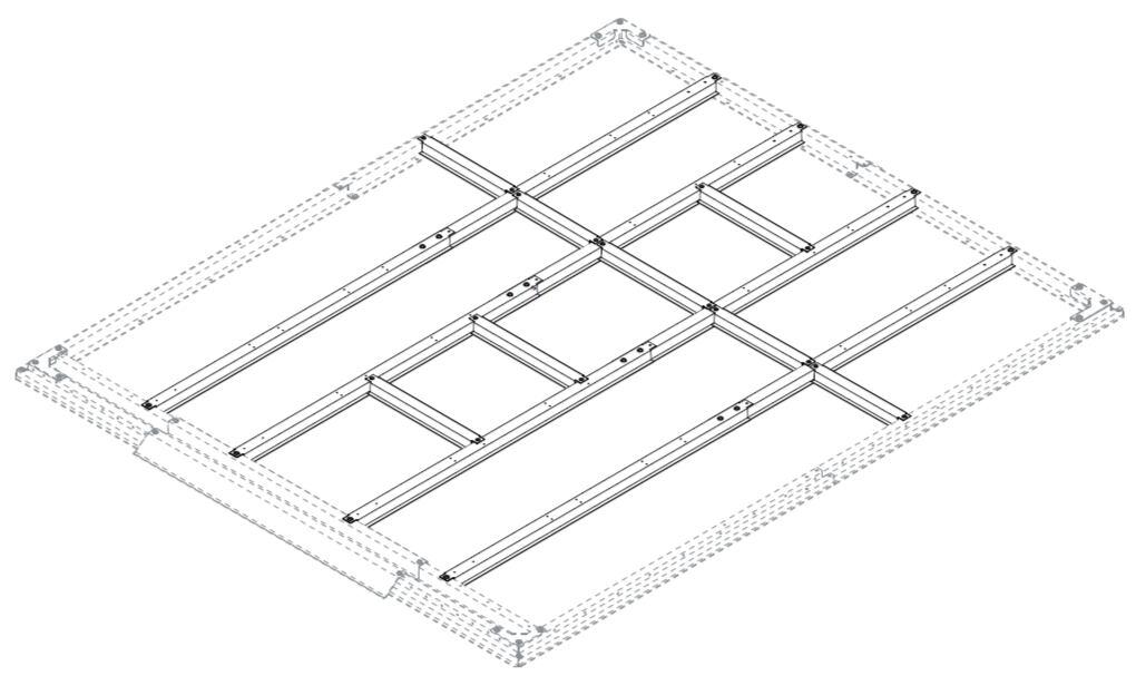 DURAMAX Bodenprofile für Häuschen 11,6 m² DURAMAX 57222