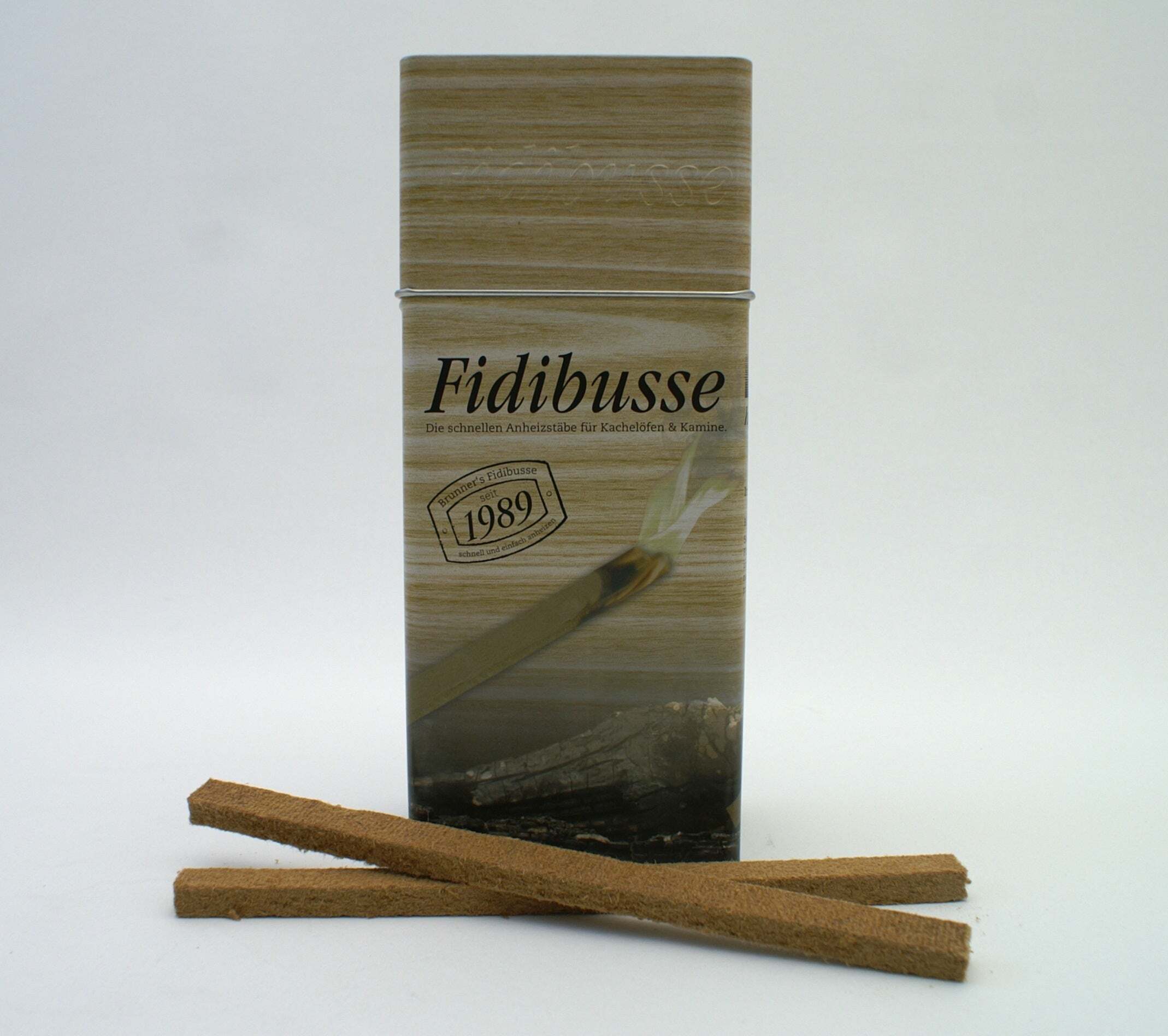 Kamin-Laden Fidibusse Kaminanzünder Schmuckdose Anheizstäbe (50 Stück) KL10207