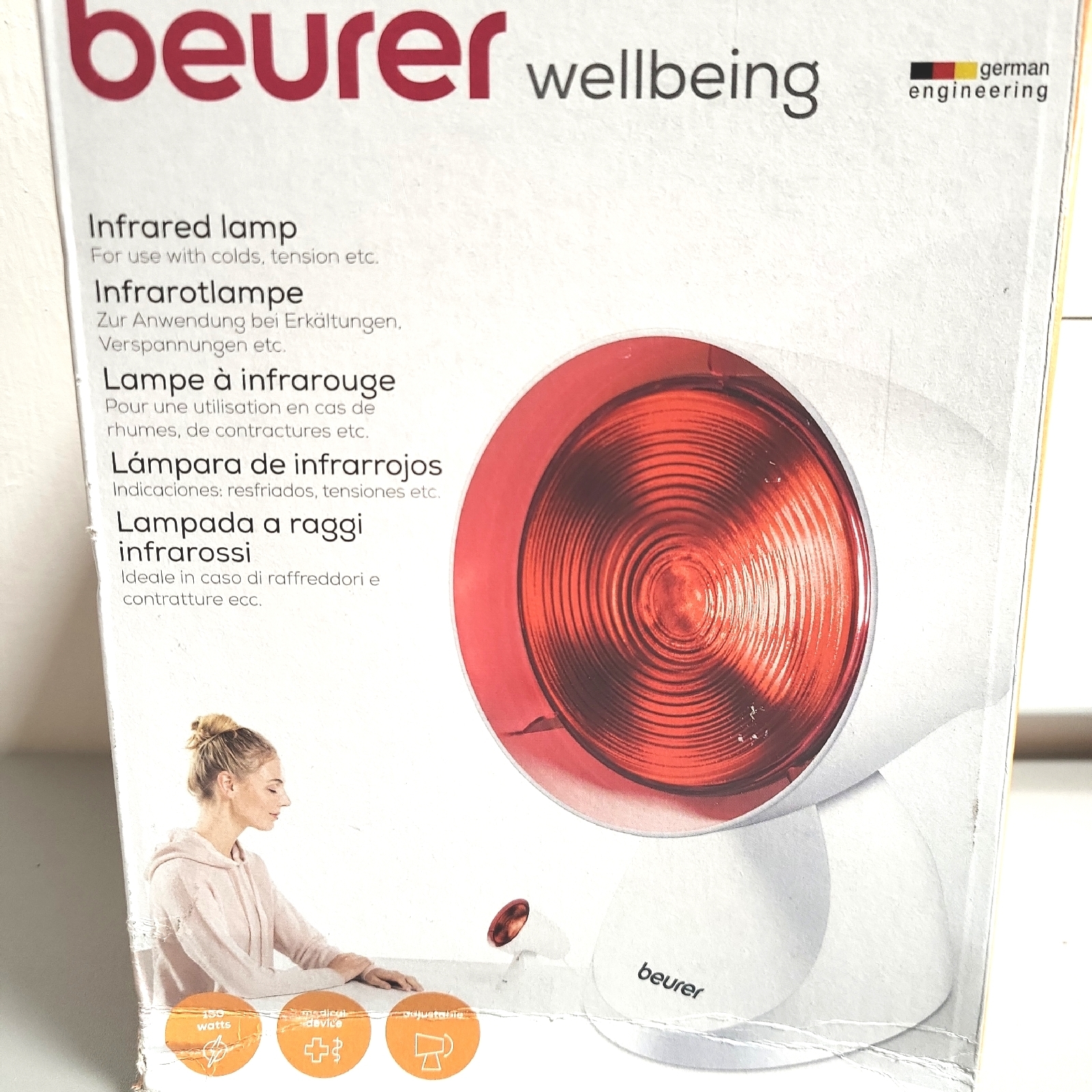 Beurer IL 21 Infrarotlampe – Wohltuende Wärme für Gesundheit und Wohlbefinden