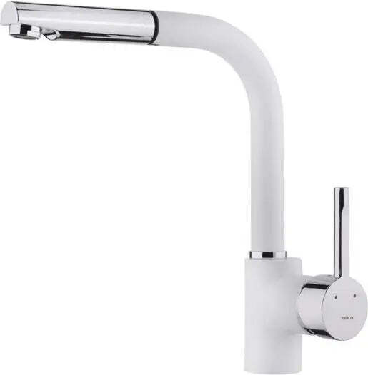 Wasserhahn TEKA ARES 938 AUSZIEHBAR WEISS 23938120W