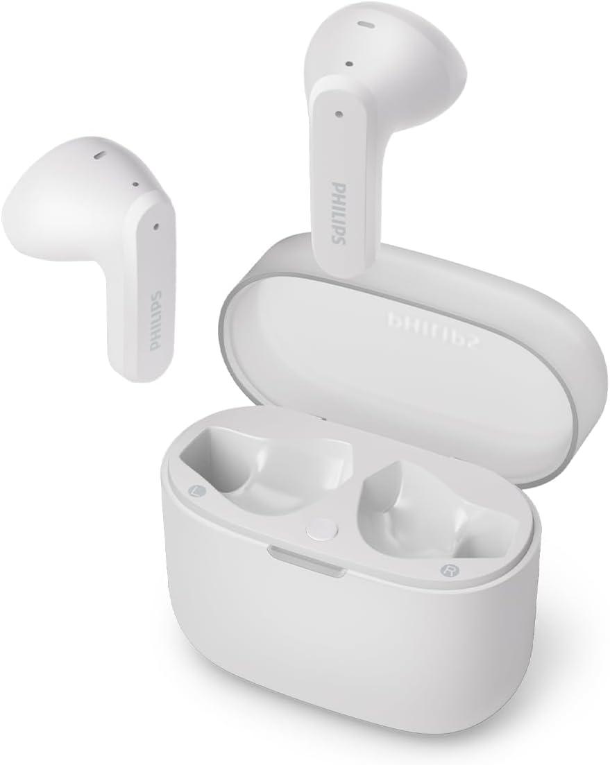 Philips In-Ear-Kopfhörer – kleine Ohrhörer. Hervorragendes Preis-Leistungs-Verhältnis, natürlicher Klang. Dynamischer Bass, kompaktes Ladecase, klare Anrufe.